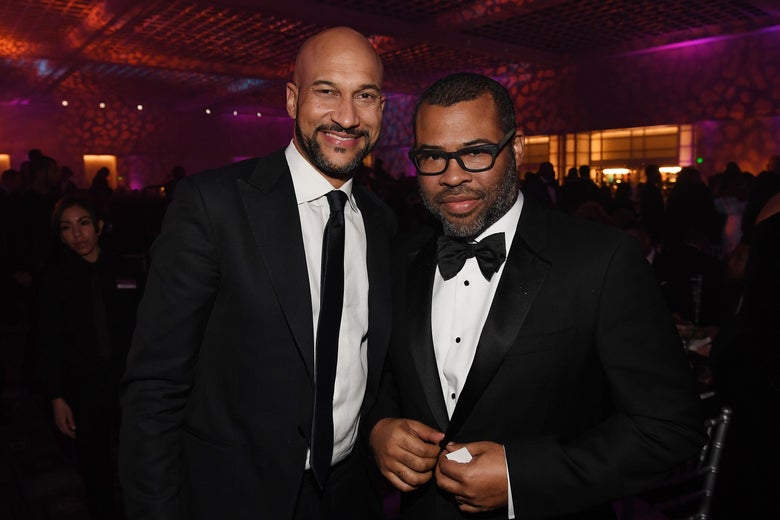 Keegan-Michael Key and Jordan Peele attend 49th NAACP Image Awards After Party at Pasadena Civic Auditorium on January 15, 2018 in Pasadena, California. (Photo by Paras Griffin/Getty Images for NAACP)